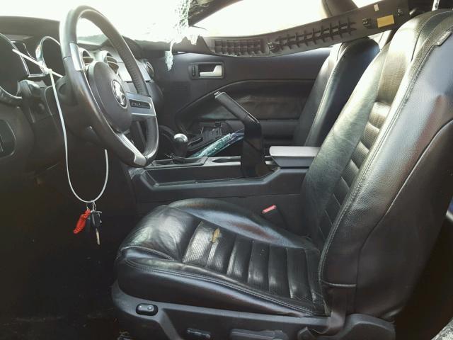 1ZVHT82H165186524 - 2006 FORD MUSTANG GT BLACK photo 5