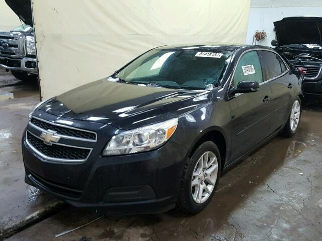 1G11C5SA1DF129164 - 2013 CHEVROLET MALIBU 1LT BLACK photo 2