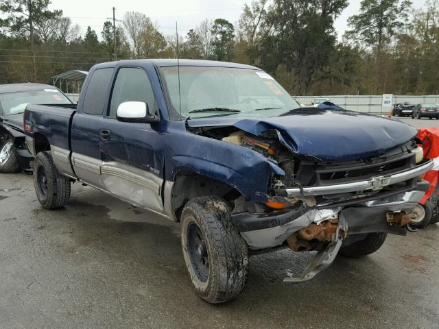 1GCEK19T9XE235044 - 1999 CHEVROLET SILVERADO BLUE photo 1