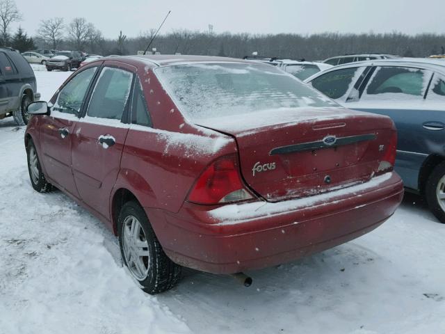 1FAFP34P63W224279 - 2003 FORD FOCUS SE RED photo 3