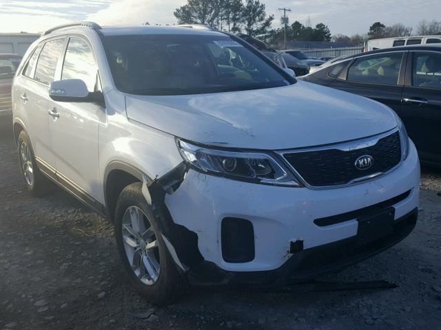 5XYKT4A78FG593709 - 2015 KIA SORENTO LX WHITE photo 1