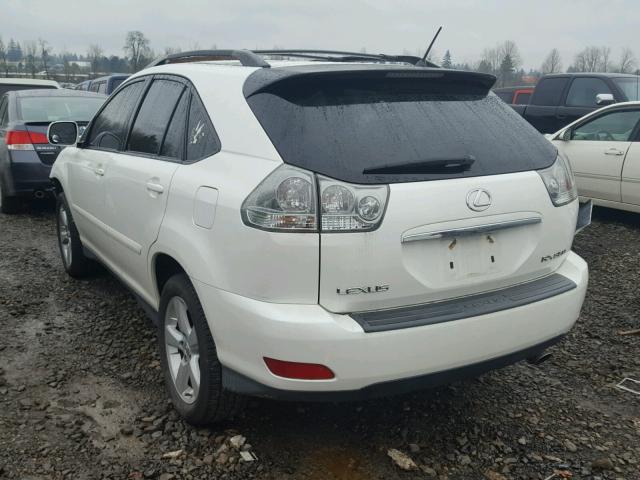 JTJGK31UX70007718 - 2007 LEXUS RX 350 WHITE photo 3