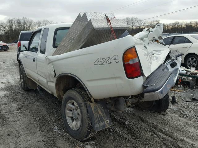 4TAWM72N6VZ249076 - 1997 TOYOTA TACOMA XTR WHITE photo 3