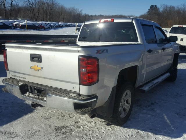 3GCUKREC3EG226782 - 2014 CHEVROLET SILVERADO SILVER photo 4