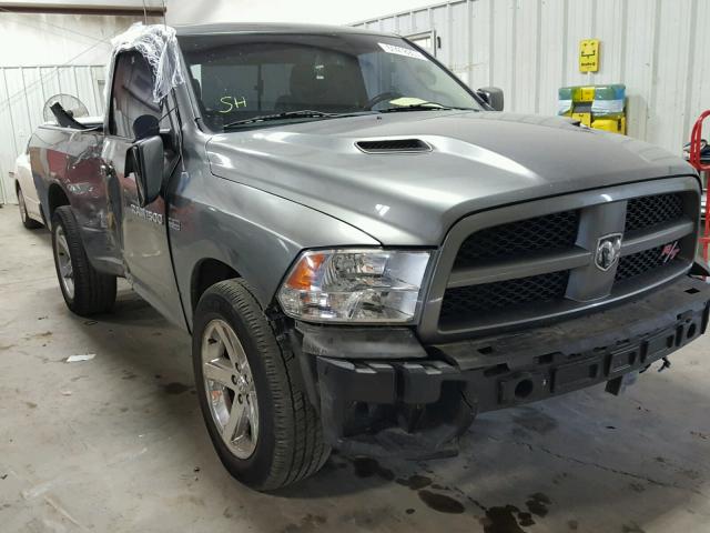 3C6JD6CT9CG108450 - 2012 DODGE RAM 1500 S GRAY photo 1