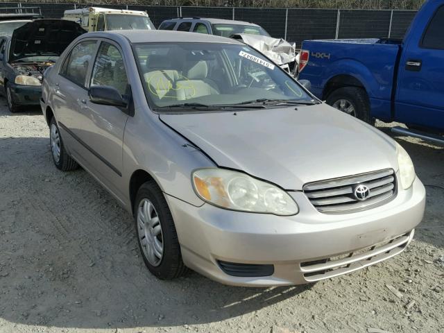 1NXBR32E43Z035268 - 2003 TOYOTA COROLLA CE GOLD photo 1