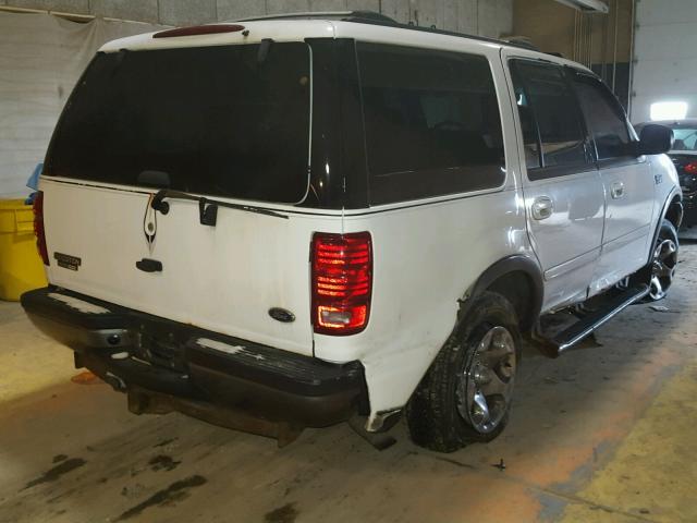 1FMRU16W01LA04848 - 2001 FORD EXPEDITION WHITE photo 4