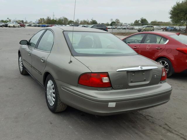 1MEFM50U02A611365 - 2002 MERCURY SABLE GS TAN photo 3