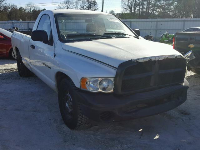 1D7HA16N33J610813 - 2003 DODGE RAM 1500 S WHITE photo 1