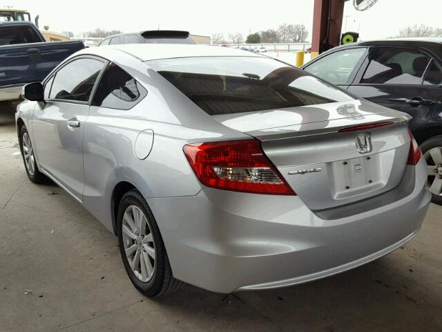 2HGFG3B86CH515015 - 2012 HONDA CIVIC EX SILVER photo 3