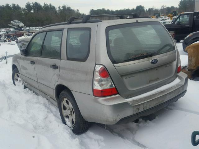 JF1SG63616H704666 - 2006 SUBARU FORESTER 2 GRAY photo 3