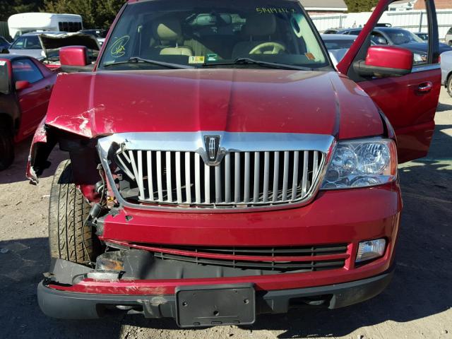 5LMFU285X5LJ04259 - 2005 LINCOLN NAVIGATOR RED photo 7