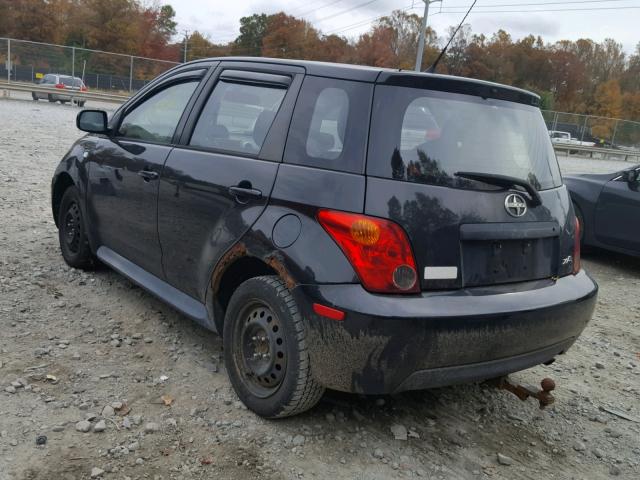 JTKKT624750083882 - 2005 TOYOTA SCION XA BLACK photo 3