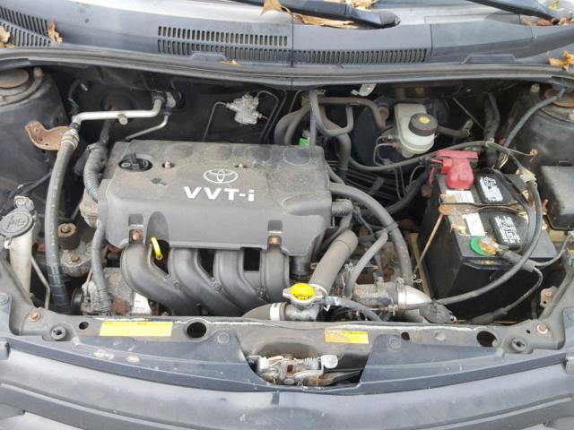 JTKKT624750083882 - 2005 TOYOTA SCION XA BLACK photo 7