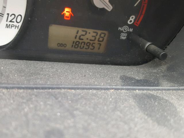 JTKKT624750083882 - 2005 TOYOTA SCION XA BLACK photo 8