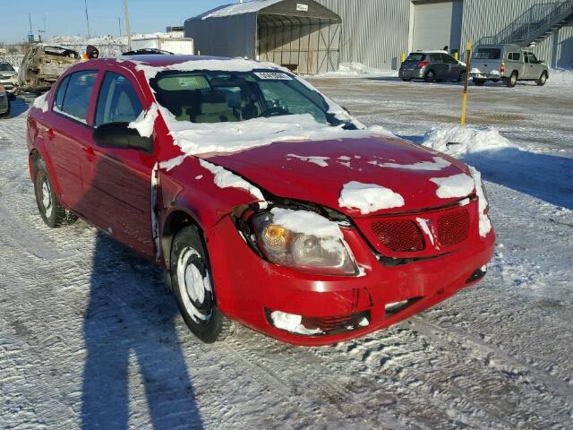 1G2AJ55F677140412 - 2007 PONTIAC G5 RED photo 1