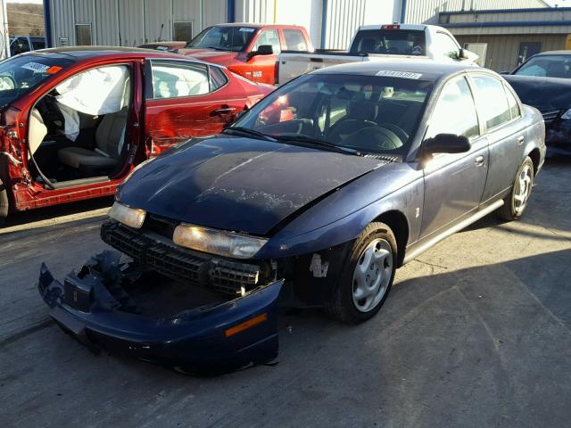 1G8ZK5278XZ287452 - 1999 SATURN SL2 BLUE photo 2