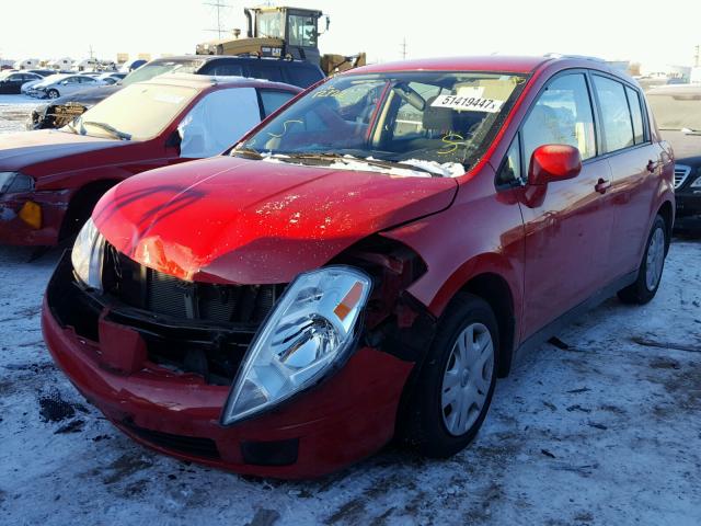 3N1BC1CP4CK288569 - 2012 NISSAN VERSA S RED photo 2