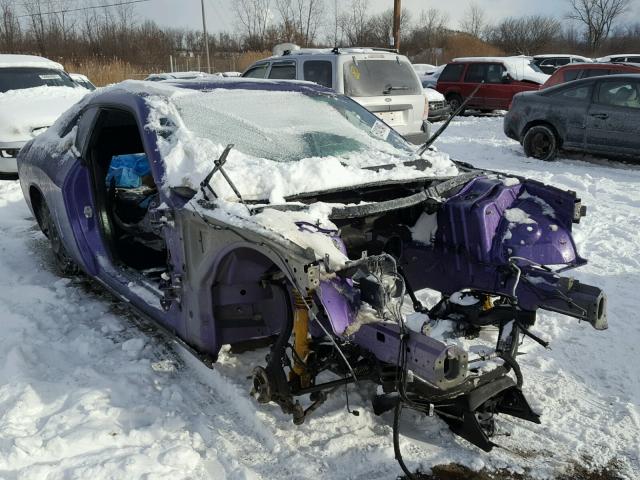 2C3CDZC99GH193064 - 2016 DODGE CHALLENGER PURPLE photo 1