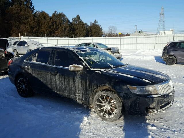 3LNHM28T37R611325 - 2007 LINCOLN MKZ BLACK photo 1