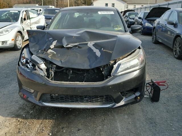 1HGCR2F59DA078098 - 2013 HONDA ACCORD SPO BLACK photo 9