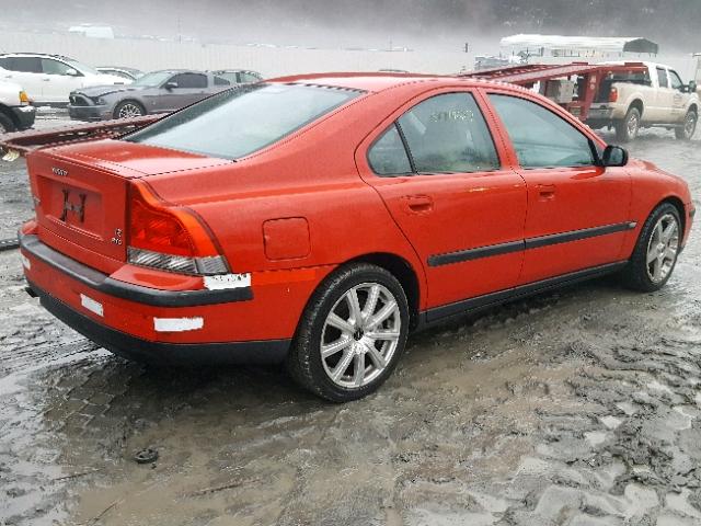 YV1RH52Y642315096 - 2004 VOLVO S60 R წითელი ფოტო 4