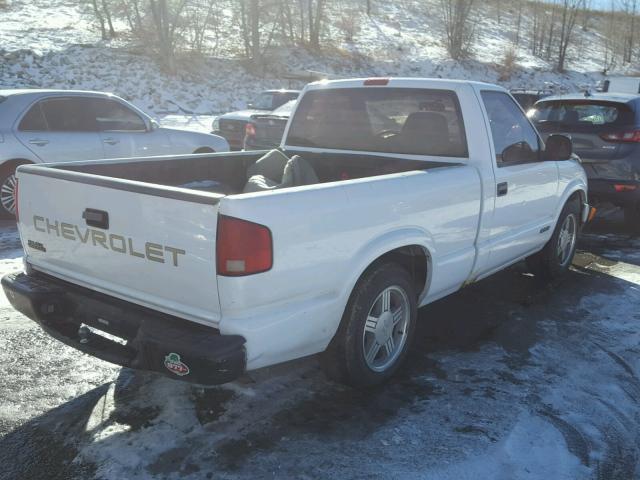 1GCCS1445W8142493 - 1998 CHEVROLET S TRUCK S1 WHITE photo 4