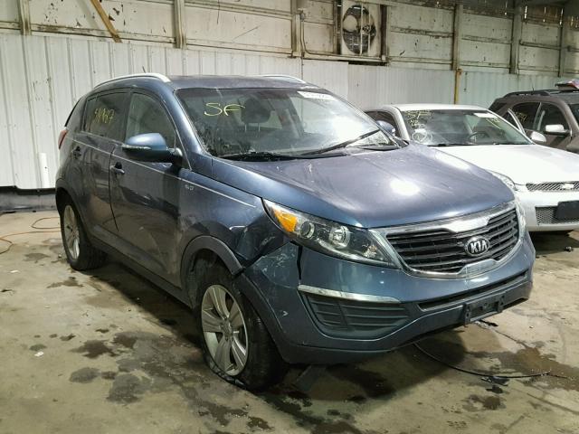 KNDPBCA20D7396017 - 2013 KIA SPORTAGE L BLUE photo 1