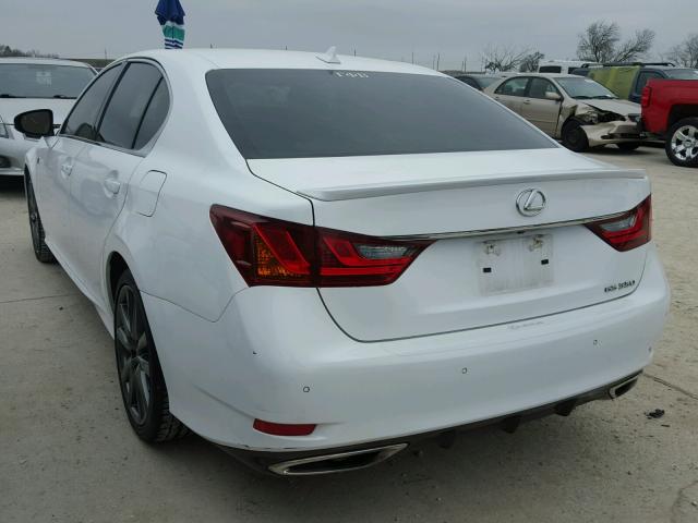 JTHBE1BL3E5030948 - 2014 LEXUS GS 350 WHITE photo 3