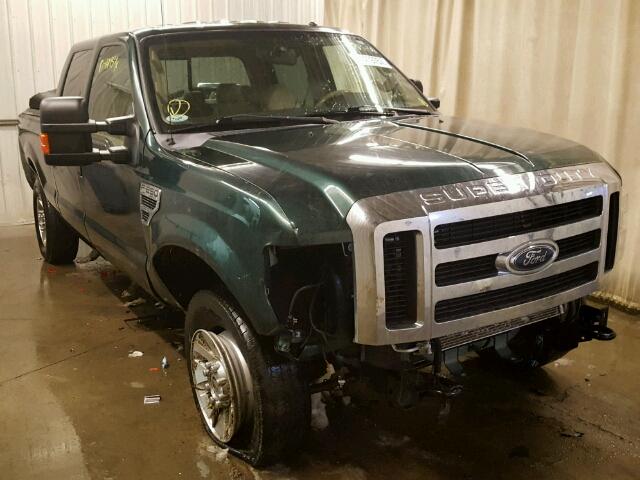 1FTSW21Y78EE48175 - 2008 FORD F250 SUPER GREEN photo 1