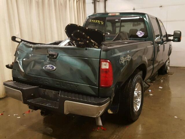 1FTSW21Y78EE48175 - 2008 FORD F250 SUPER GREEN photo 4