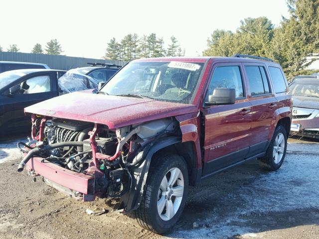 1C4NJRBB1GD751259 - 2016 JEEP PATRIOT SP RED photo 2