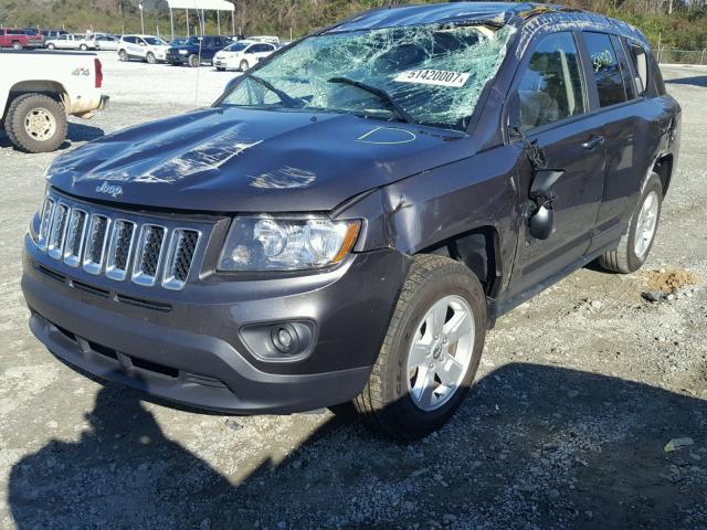 1C4NJCBA6FD400530 - 2015 JEEP COMPASS SP CHARCOAL photo 2