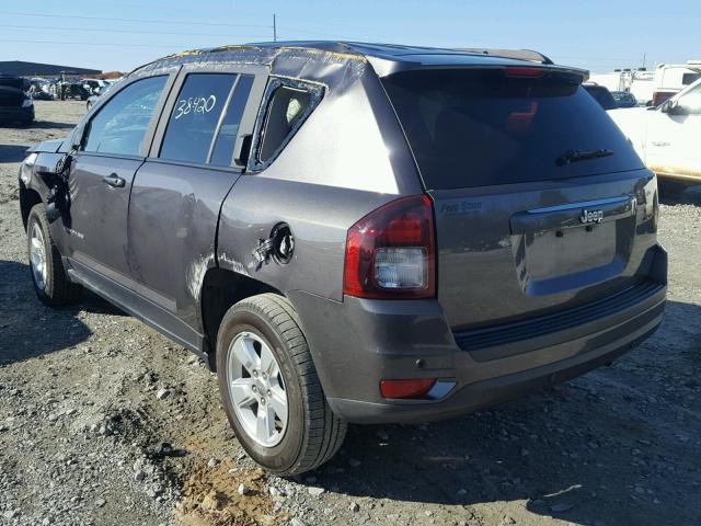 1C4NJCBA6FD400530 - 2015 JEEP COMPASS SP CHARCOAL photo 3