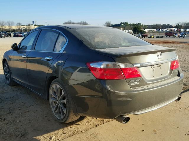 1HGCR2F58EA177349 - 2014 HONDA ACCORD SPO GRAY photo 3