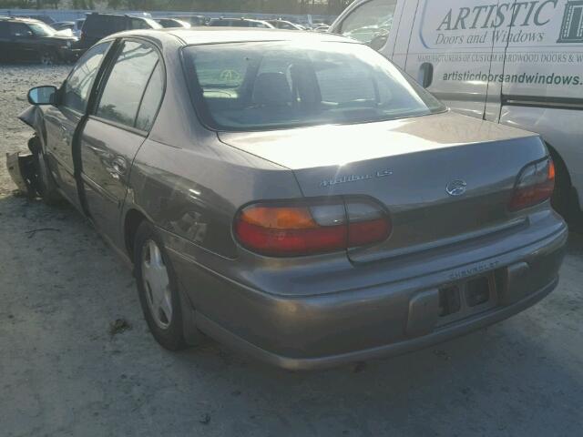 1G1NE52J9Y6143069 - 2000 CHEVROLET MALIBU LS 棕色 照片 3