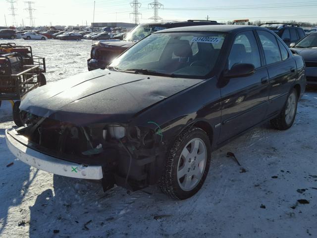 3N1CB51D56L639639 - 2006 NISSAN SENTRA 1.8 BLACK photo 2