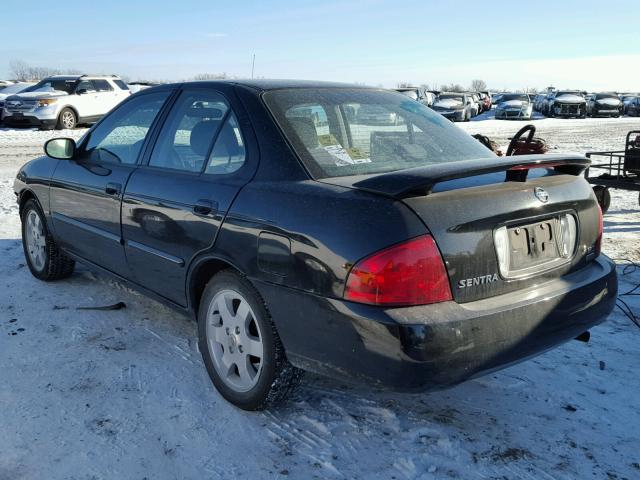 3N1CB51D56L639639 - 2006 NISSAN SENTRA 1.8 BLACK photo 3