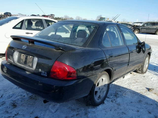 3N1CB51D56L639639 - 2006 NISSAN SENTRA 1.8 BLACK photo 4