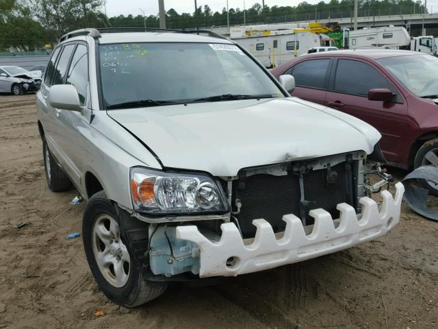 JTEGD21A350110646 - 2005 TOYOTA HIGHLANDER SILVER photo 1