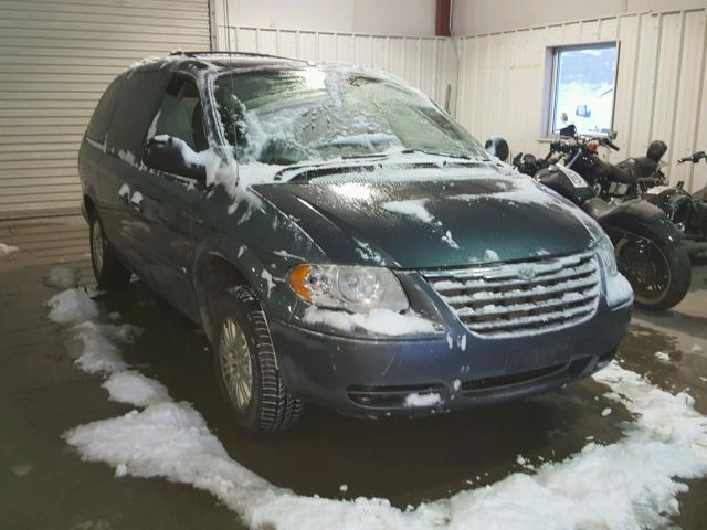 2A8GP44R07R219172 - 2007 CHRYSLER TOWN & COU BLUE photo 1