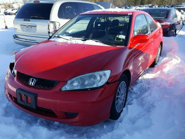 1HGEM22935L053140 - 2005 HONDA CIVIC EX Kırmızı fotoğraf 2