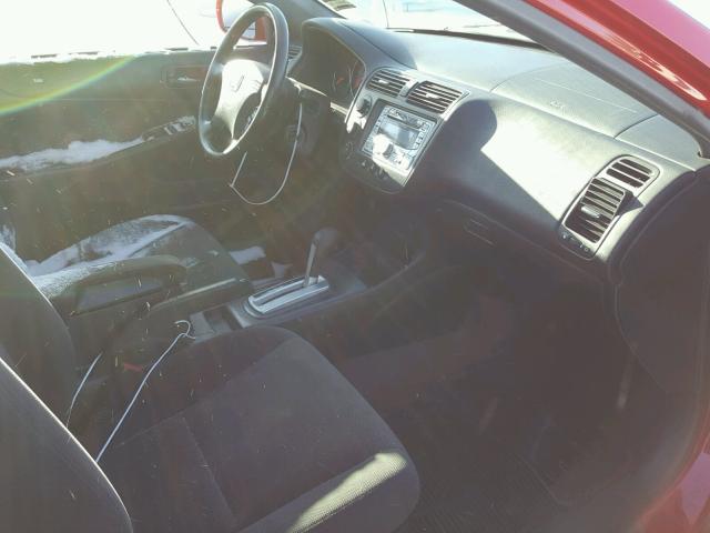 1HGEM22935L053140 - 2005 HONDA CIVIC EX Kırmızı fotoğraf 5