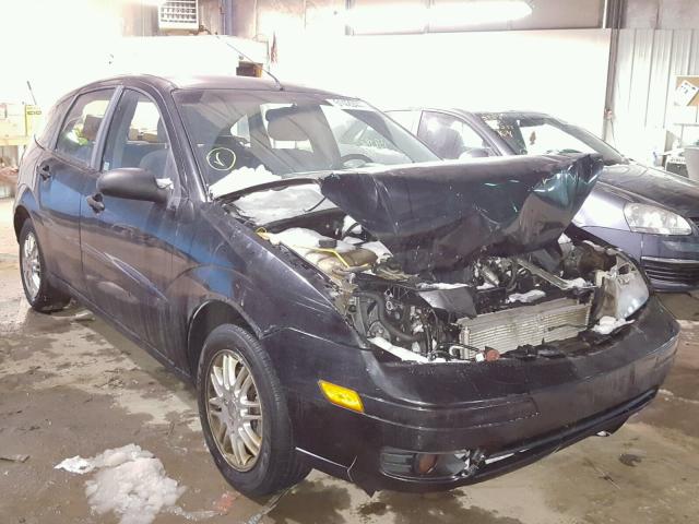 1FAFP37N67W183765 - 2007 FORD FOCUS ZX5 BLACK photo 1