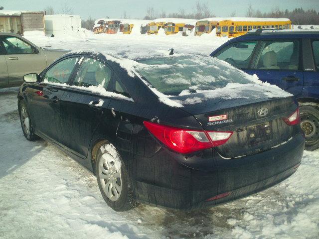 5NPEB4AC9BH260242 - 2011 HYUNDAI SONATA GLS BLACK photo 3