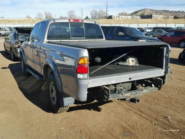 5TBBT4415YS005092 - 2000 TOYOTA TUNDRA ACC SILVER photo 3