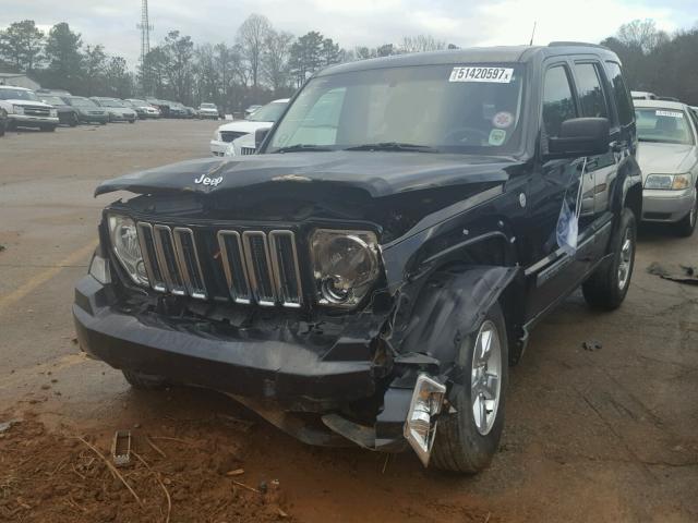 1J4PN2GK6BW516294 - 2011 JEEP LIBERTY SP BLACK photo 2