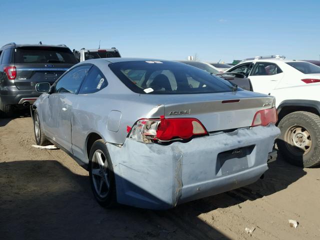 JH4DC54824S010981 - 2004 ACURA RSX GRAY photo 3