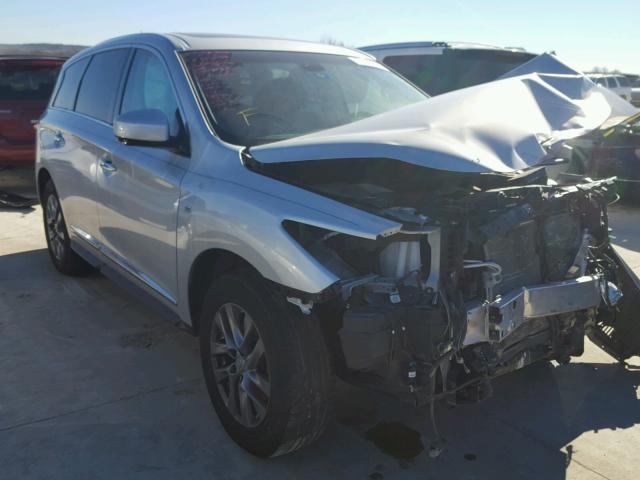 5N1AL0MN8EC500006 - 2014 INFINITI QX60 SILVER photo 1