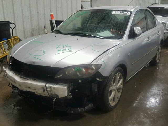 JM1BK32F781112919 - 2008 MAZDA 3 I SILVER photo 2